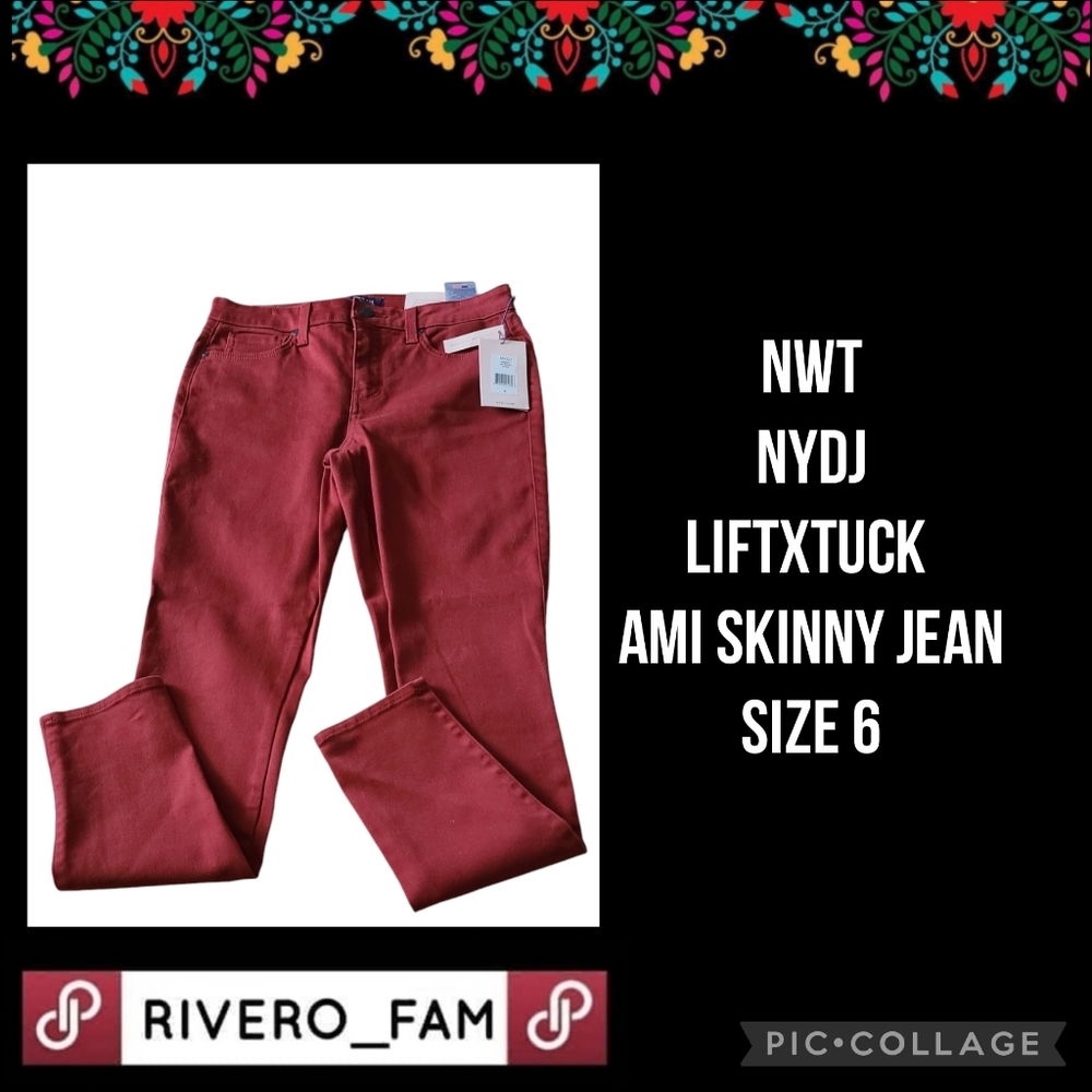 NWT | NYDJ | LIFTXTUCK AMI SKINNY JEAN | SIZE 6